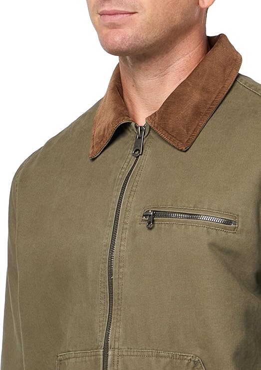 Duazan Men’s Cotton Casual Wastren Jacket – Classic Utility Style - Duazan
