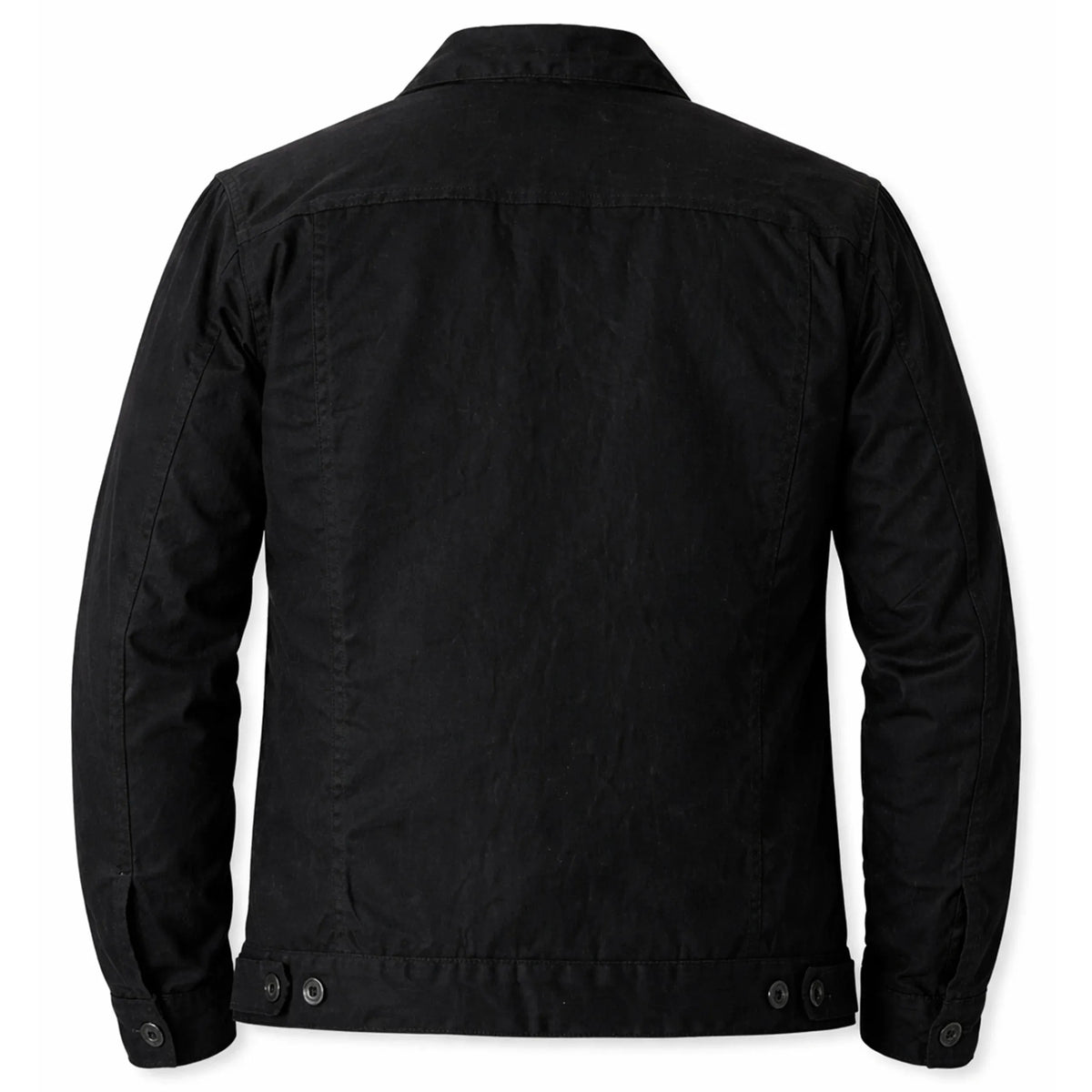 Men’s Trucker Style Spring Jacket – Duazan Cotton Twill Lightweight Essential Duazan