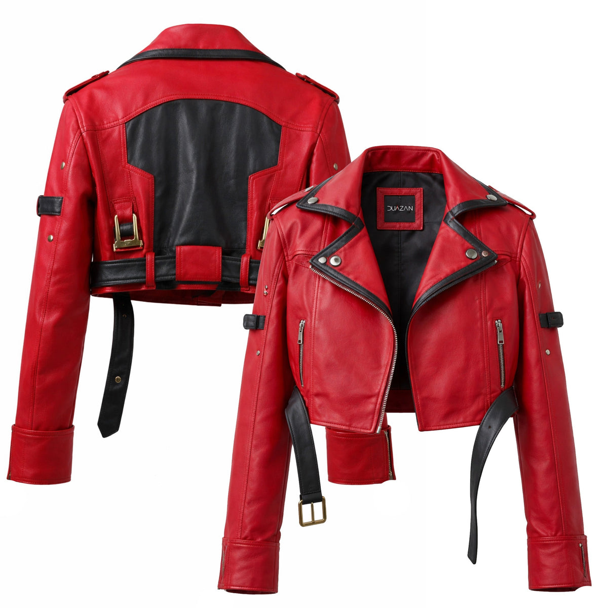 Duazan Real Leather Sol Badguy Guilty Gear comic con Jacket for Men & Women Duazan