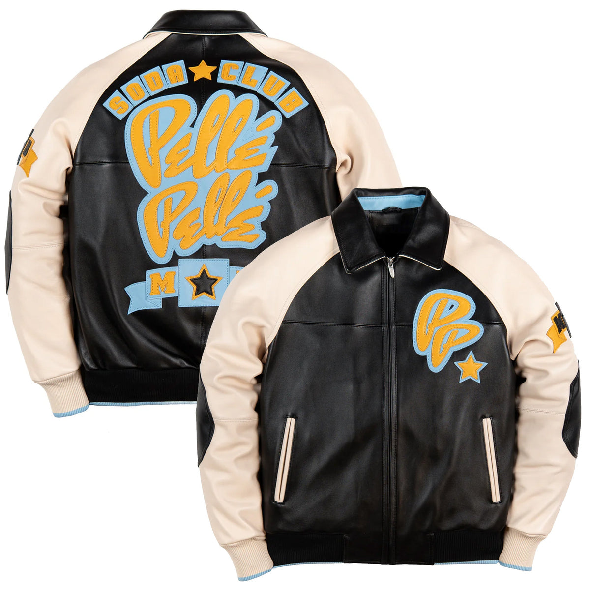 Duazan Soda Club Leather Jacket for Men - Lambskin Jacket Duazan