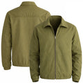 Men’s Spring Jacket – Duazan Lightweight Olive Harrington Bomber Duazan