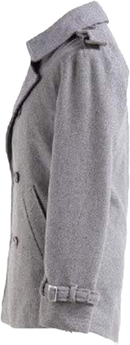 Edward Cullen Twilight Wool Coat: Vintage Grey Peacoat, Halloween Vampire Cosplay