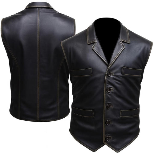 Cullen Bohannon Vest Movie TV series Leather Cosplay