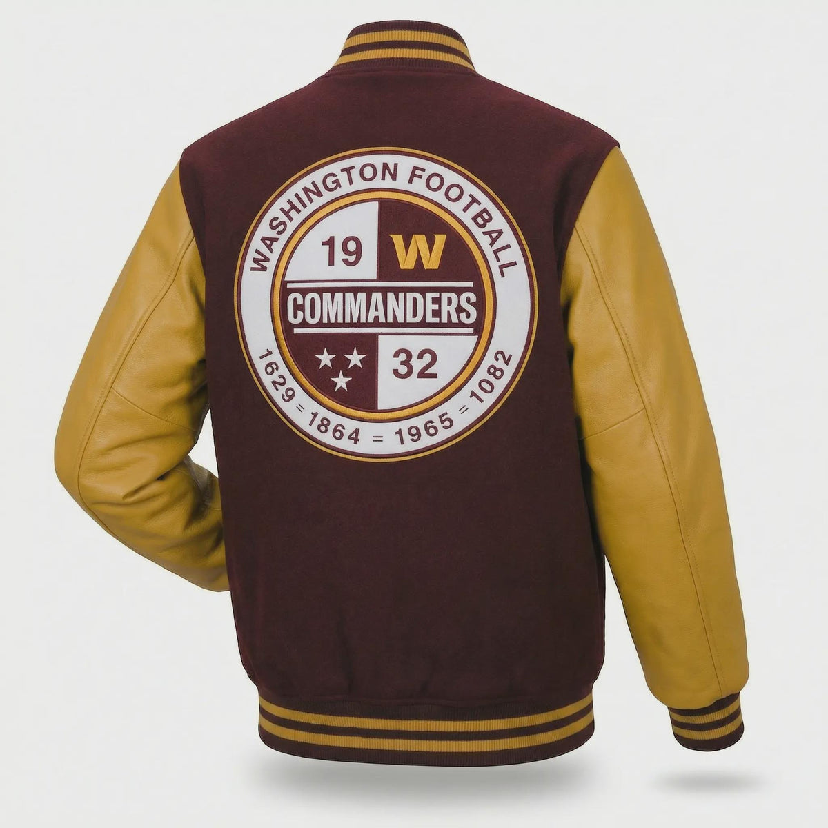 American commanders Football team jacket Woolen vintage varsity jacket for mens