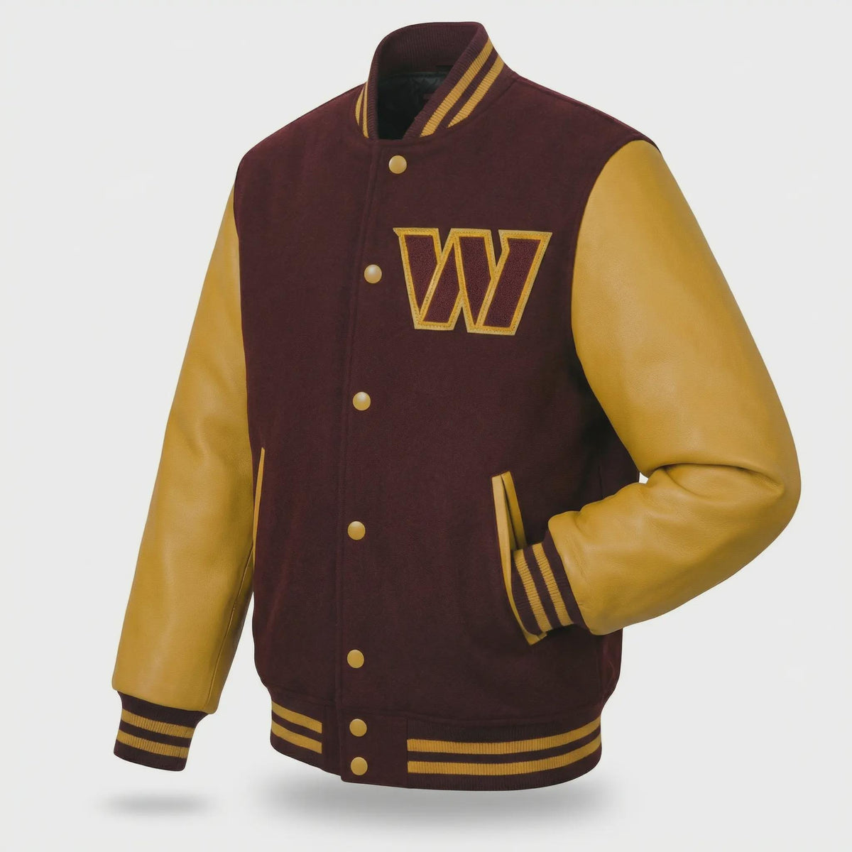 American commanders Football team jacket Woolen vintage varsity jacket for mens