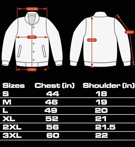 American commanders Football team jacket Woolen vintage varsity jacket for mens