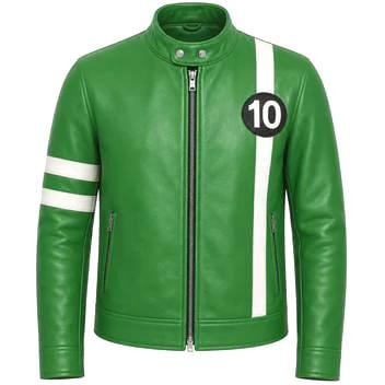 Ben 10 Alien Force Leather Jacket | Ben Tennyson character outfits Handmade Cosplay Outerwear