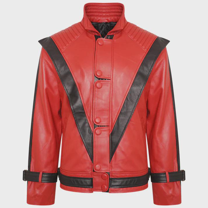 Michael Leather Jacket: Festival Cosplay character outfits Outerwear