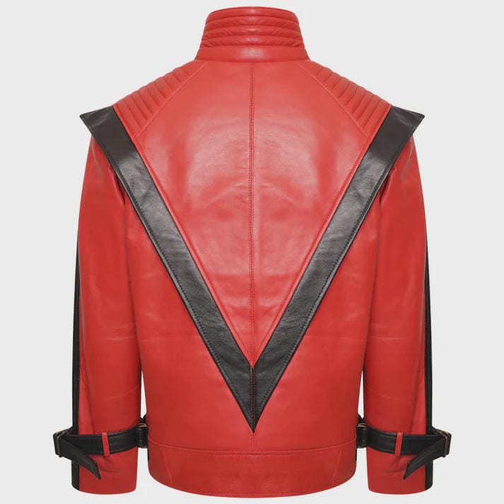 Michael Leather Jacket: Festival Cosplay character outfits Outerwear