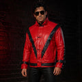 Michael Leather Jacket: Festival Cosplay character outfits Outerwear
