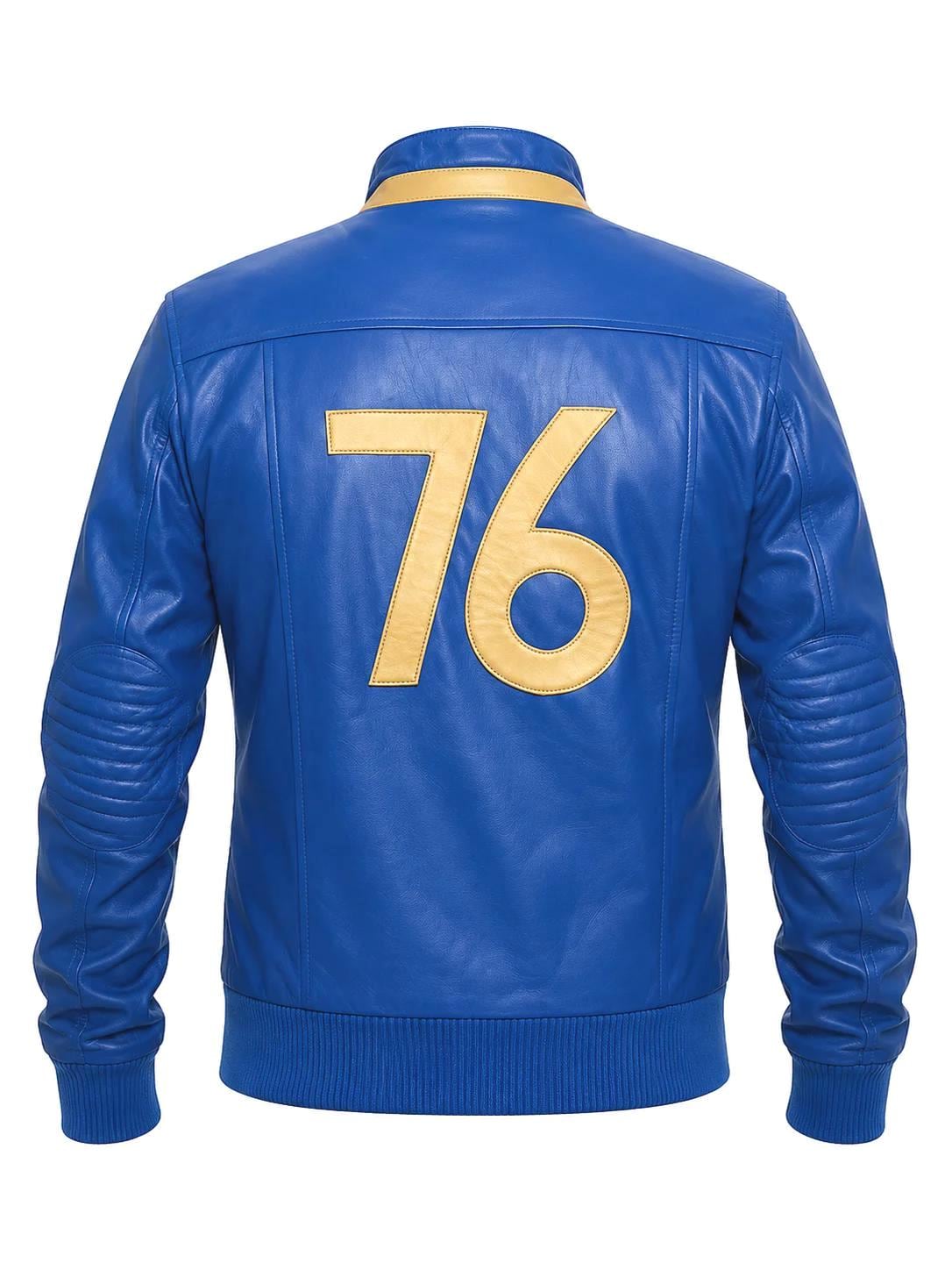 Cosplay 76 Vault Dweller Bomber Jacket | Blue Cosplay Gamer Gift