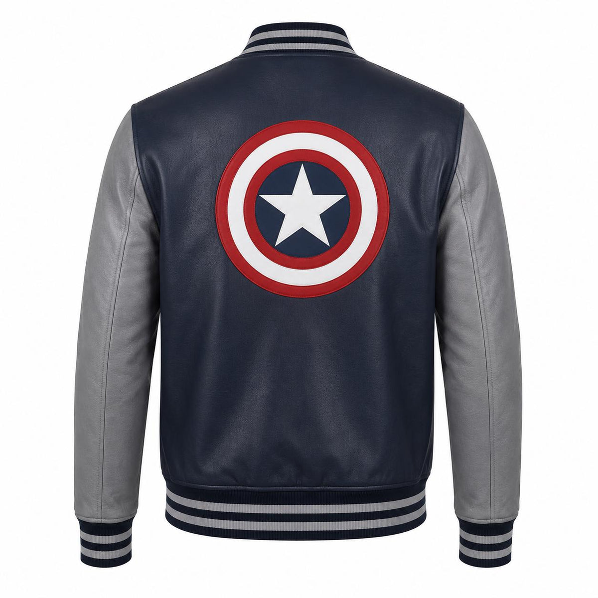 Famous super hero Bomber Jacket Men Leather Varsity character outfits Jacket