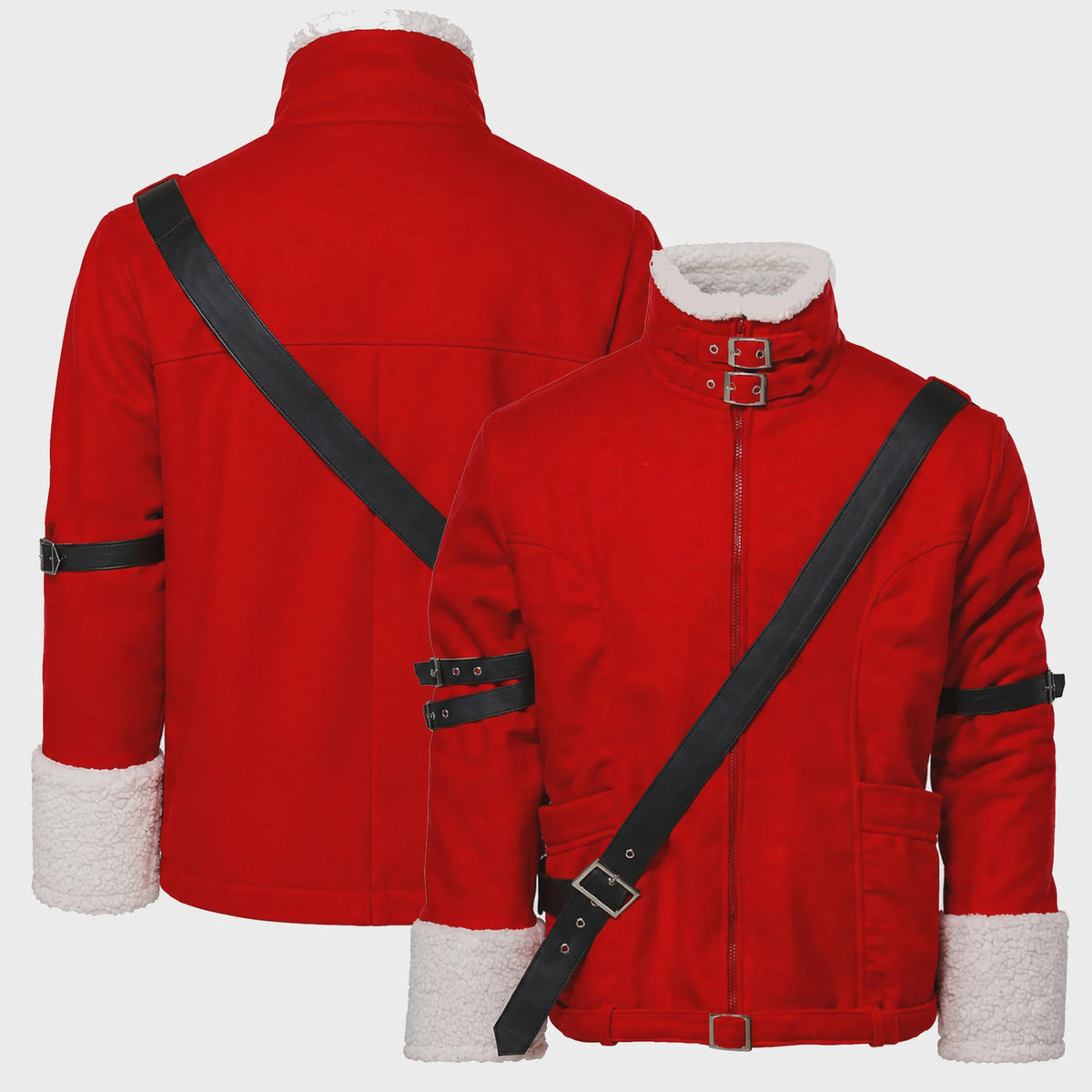 Beyond Journeys End Stark Cosplay Anime Jacket: Red Cotton Warrior Costume Halloween Coat