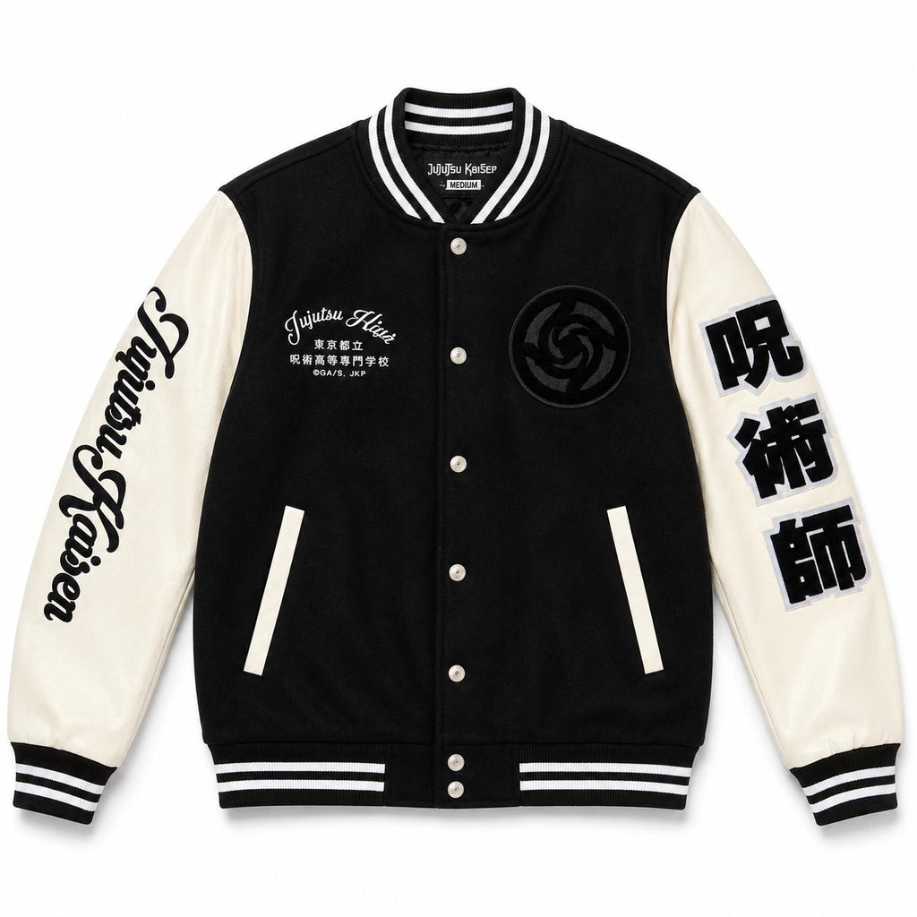 Jujutsu High Varsity Jacket | Anime Letterman Bomber Cosplay Apparel