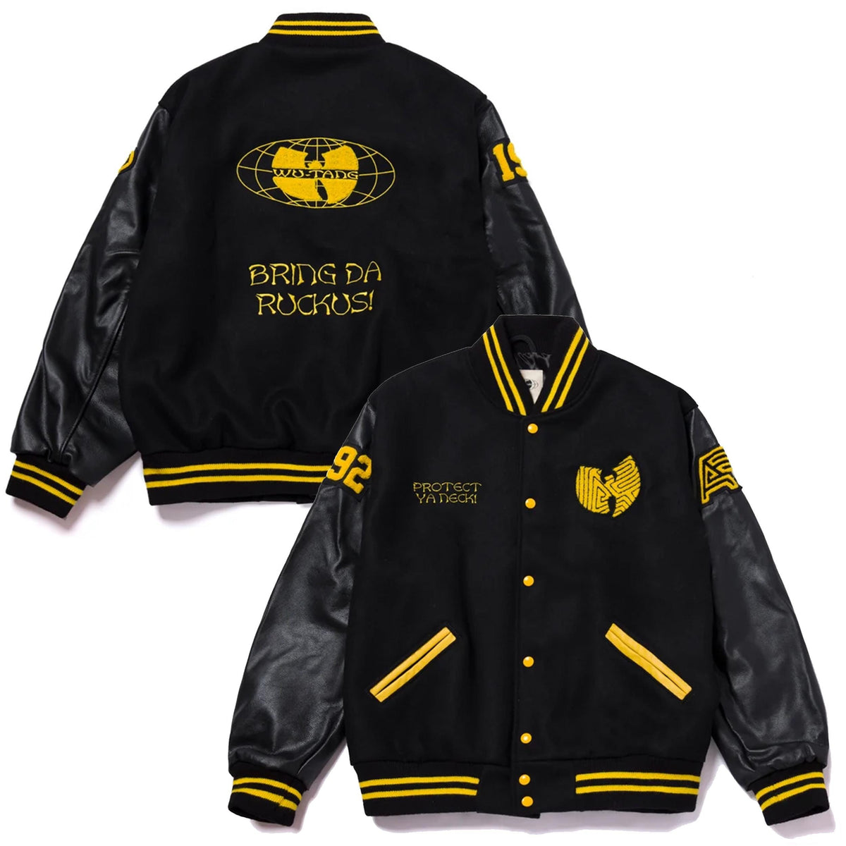 Rap Fan Legacy Varsity Jacket — Wool Body & Genuine Leather Sleeves