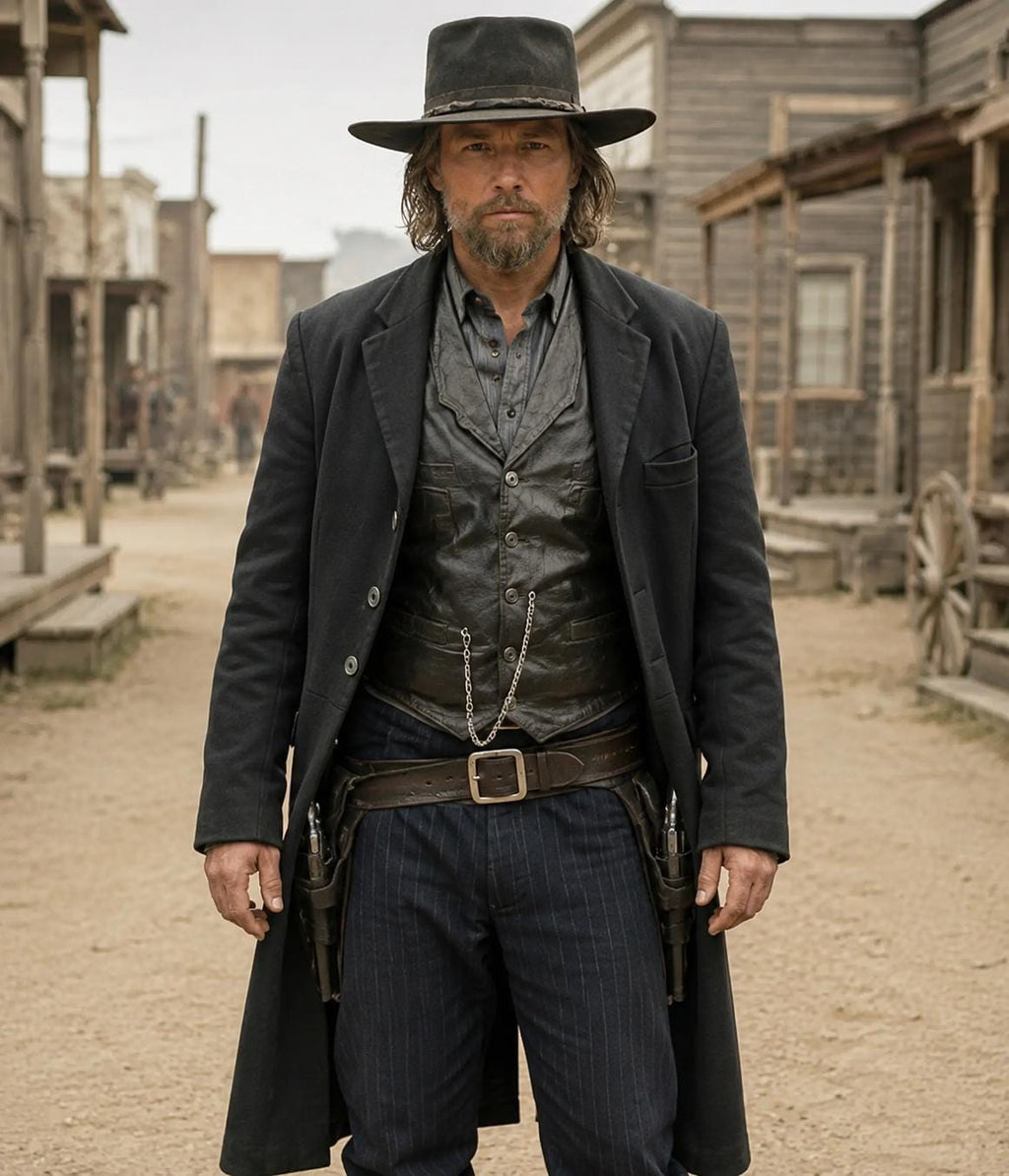 Cullen Bohannon Vest Movie TV series Leather Cosplay