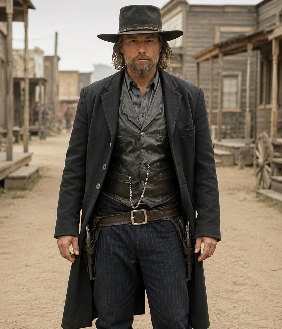 Cullen Bohannon Vest Movie TV series Leather Cosplay