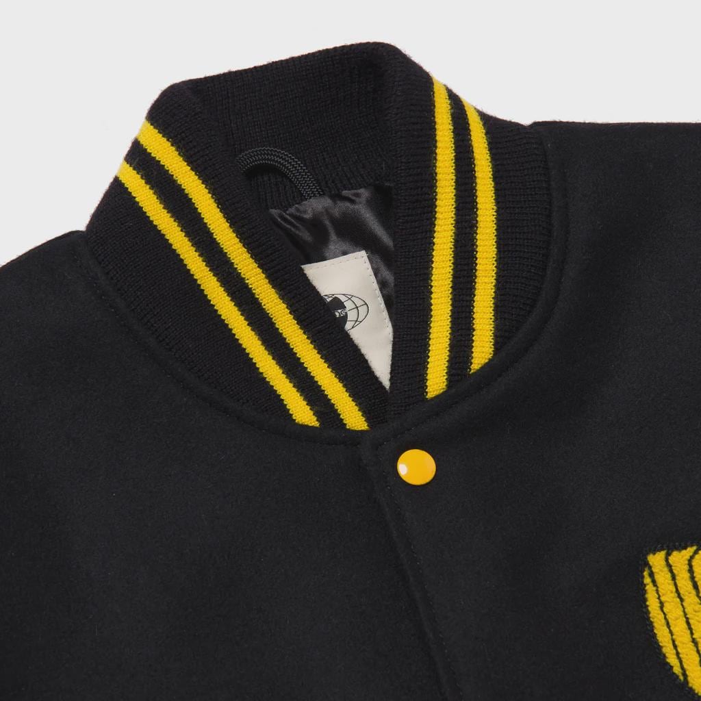 Rap Fan Legacy Varsity Jacket — Wool Body & Genuine Leather Sleeves