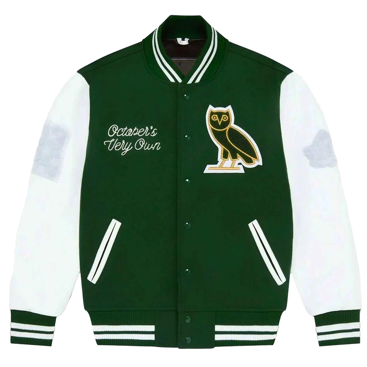 OVO Collegiate Varsity Jacket — Wool Body & Real Leather Sleeves | Duazan Duazan