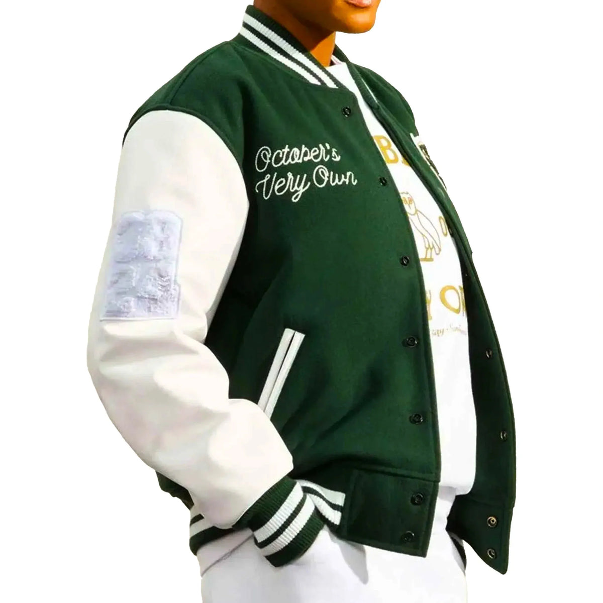 OVO Collegiate Varsity Jacket — Wool Body & Real Leather Sleeves | Duazan Duazan