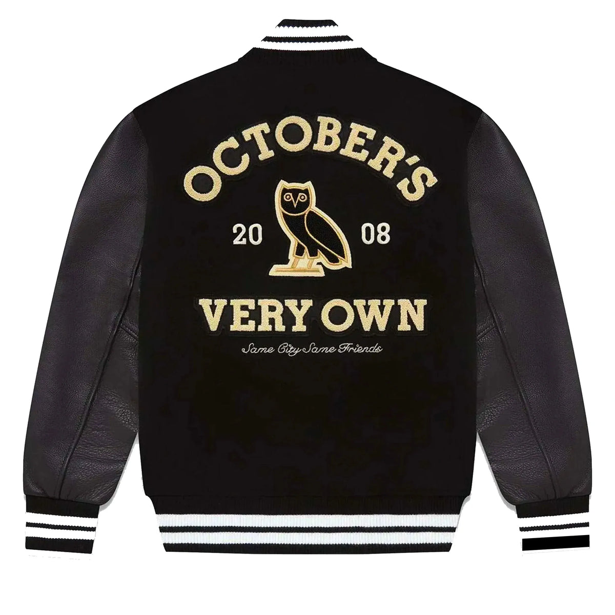 OVO Collegiate Varsity Jacket — Wool Body & Real Leather Sleeves | Duazan Duazan
