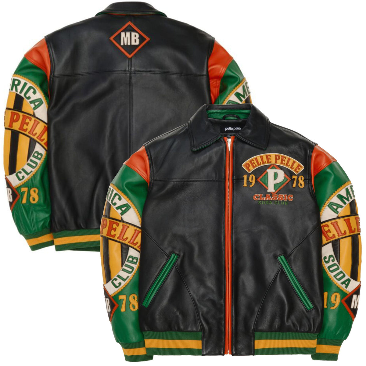 Men's Premium Black Leather Streetwear Jacket – Classic Urban Style Duazan